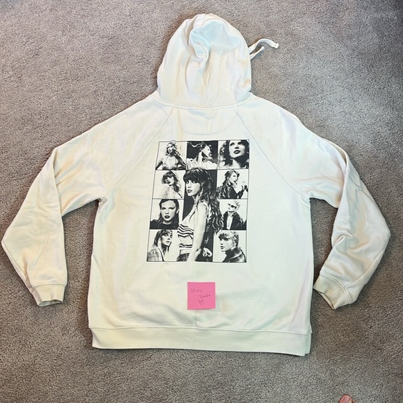 Taylor Swift Beige Eras Tour Hoodie - Picture 5 of 6